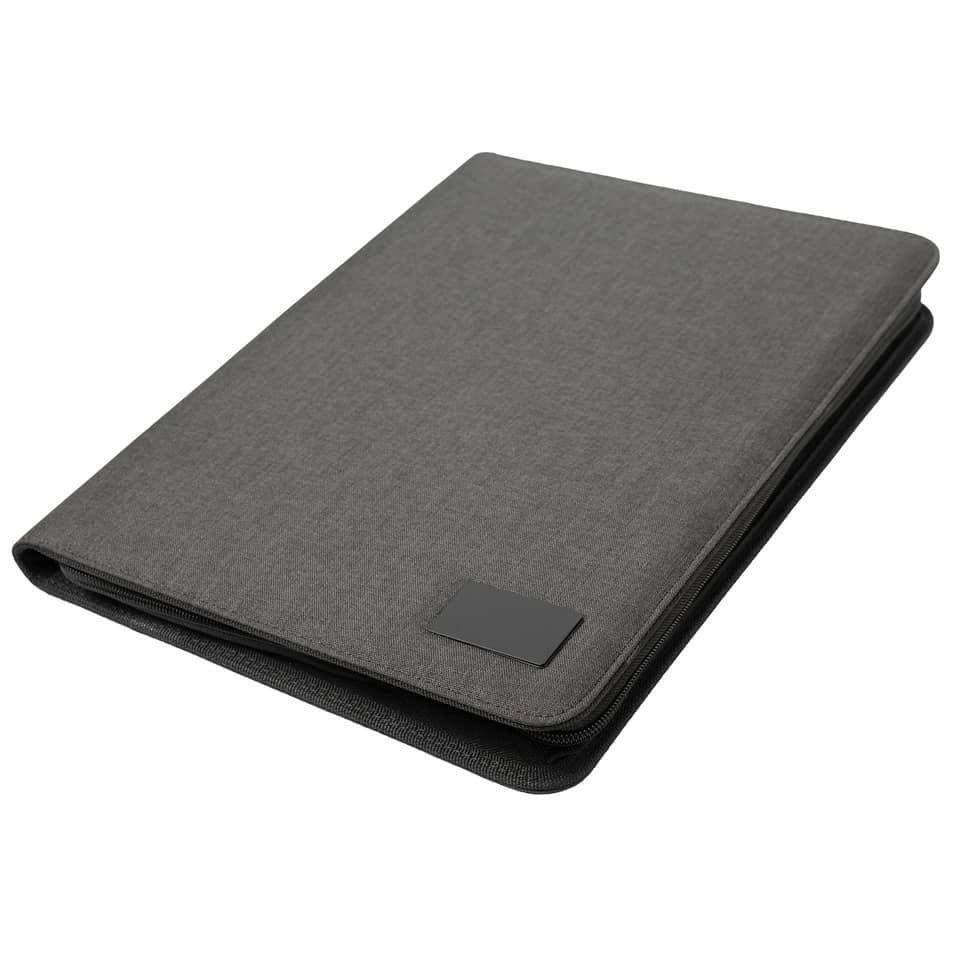 Reißverschlussmappe Recycling, 33 x 26,5 x 4 cm, anthrazit ALASSIO 46220 ALASSIO 46220 Recycl.PET