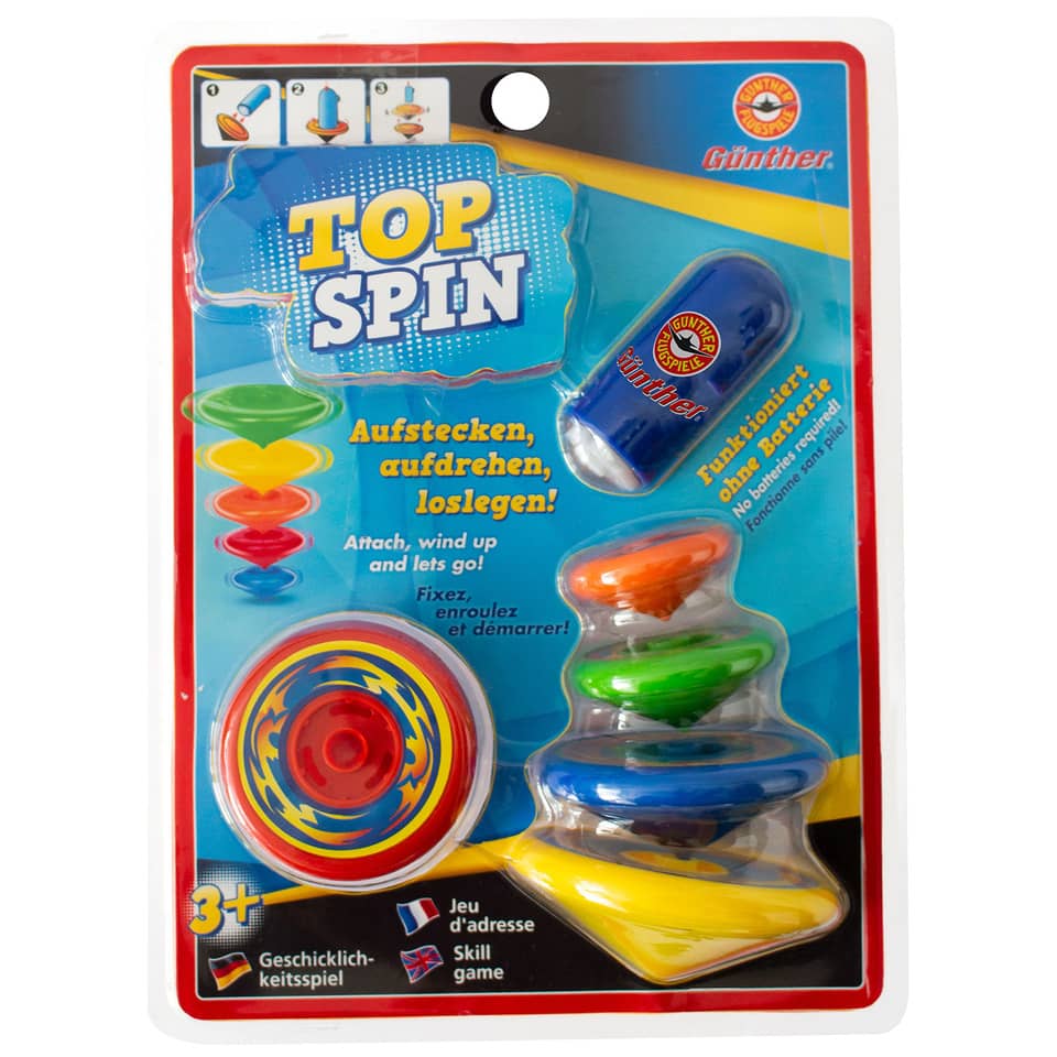 Geschicklichkeitsspiel Top Spin 4-8cm GÜNTHER 1560