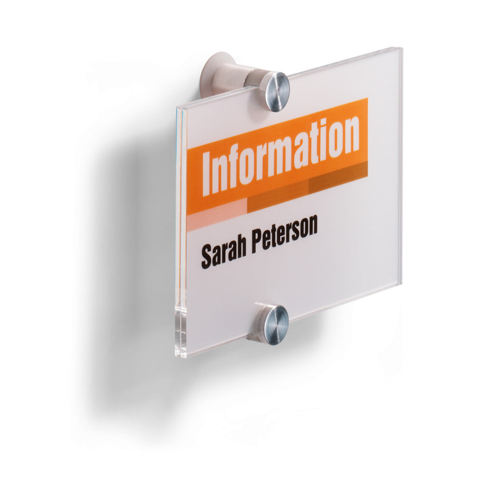 Türschild Crystal Sign, 148x105mm, transparent DURABLE 4821 19 DURABLE 4821 19 148x105mm