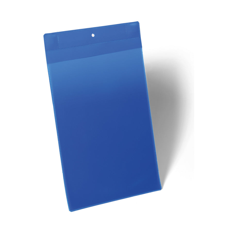 Magnettasche Neodym, DIN A4 hoch, PP, dokumentenecht, dunkelblau, 10 Stück DURABLE 1747 07 DURABLE 1747 07 A4hoch