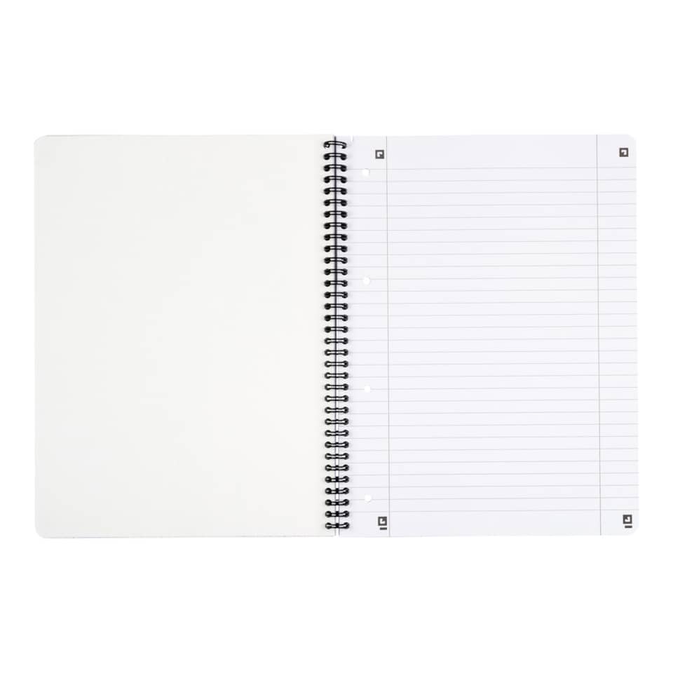 Collegeblock Klassik Duo, A4+, 80 Blatt, Lin.27/28, liniert/kariert OXFORD 400101421