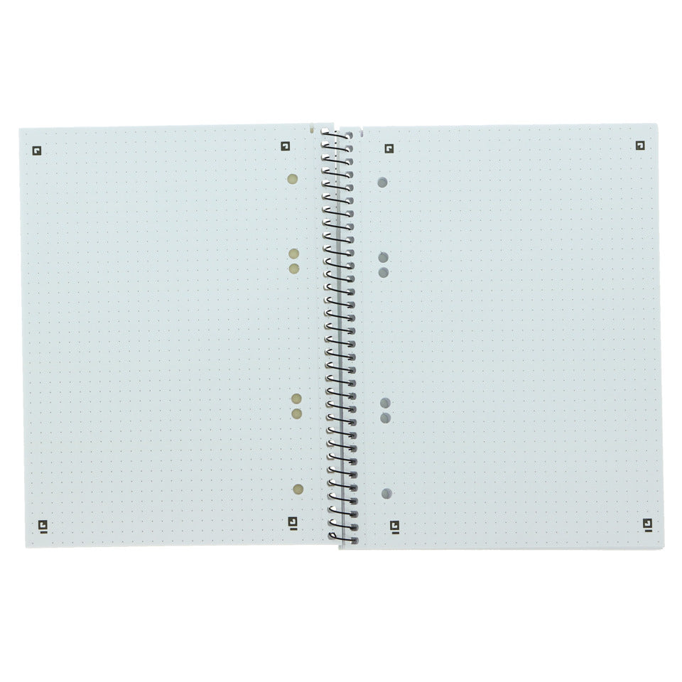 Collegeblock, A5+, 80 Blatt, punktkariert, grünblau OXFORD 400132392 OXFORD 400132392 grünblau