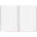 Notizbuch Rosé - A5, kariert, 96 Blatt