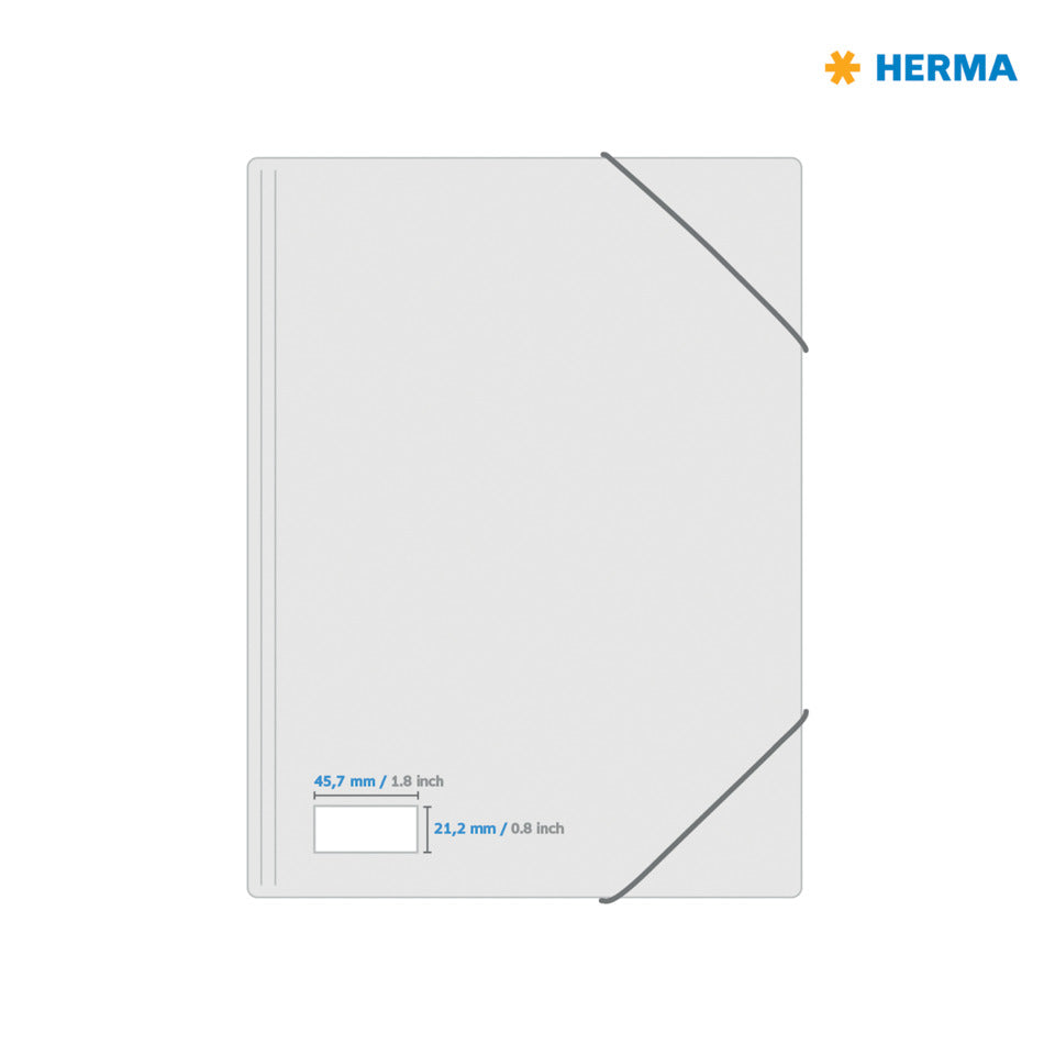 Etiketten ablösbar, 45,7x21,2mm, 960 Stück, gelb HERMA 4366 HERMA 4366 SuperPrint