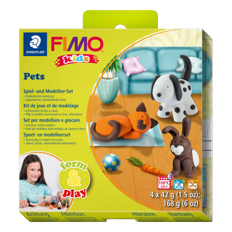 Modelliermasse FIMO® Kids Form & Play "Pets" STAEDTLER 803402LY STAEDTLER 803402LY Form&Play