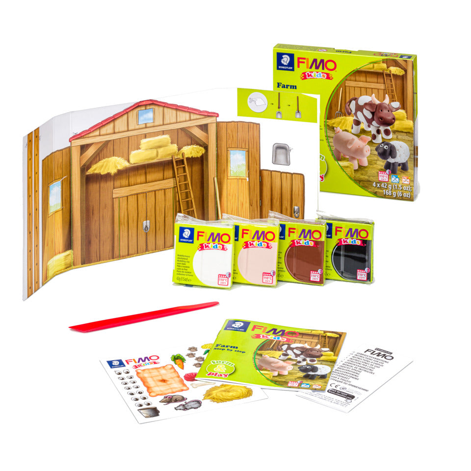 Modelliermasse FIMO® Kids Form & Play "farm" STAEDTLER 803401LY STAEDTLER 803401LY Form&Play