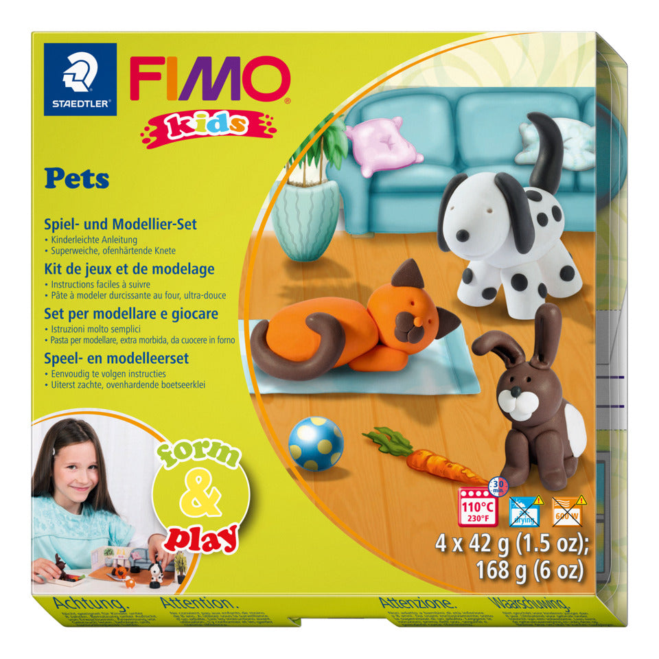Modelliermasse FIMO® Kids Form & Play "Pets" STAEDTLER 803402LY STAEDTLER 803402LY Form&Play