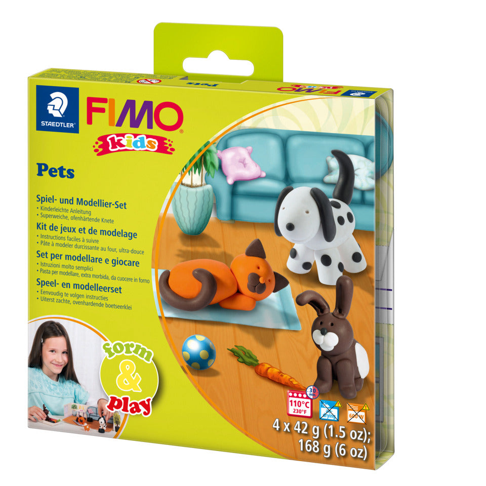 Modelliermasse FIMO® Kids Form & Play "Pets" STAEDTLER 803402LY STAEDTLER 803402LY Form&Play