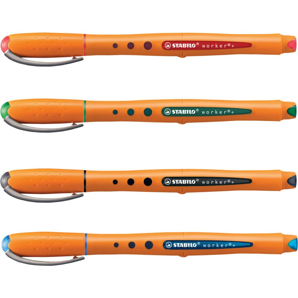 Tintenroller worker®+ fine, 0,3 mm, grün STABILO 2016/36 STABILO 2016/36  0.3mm