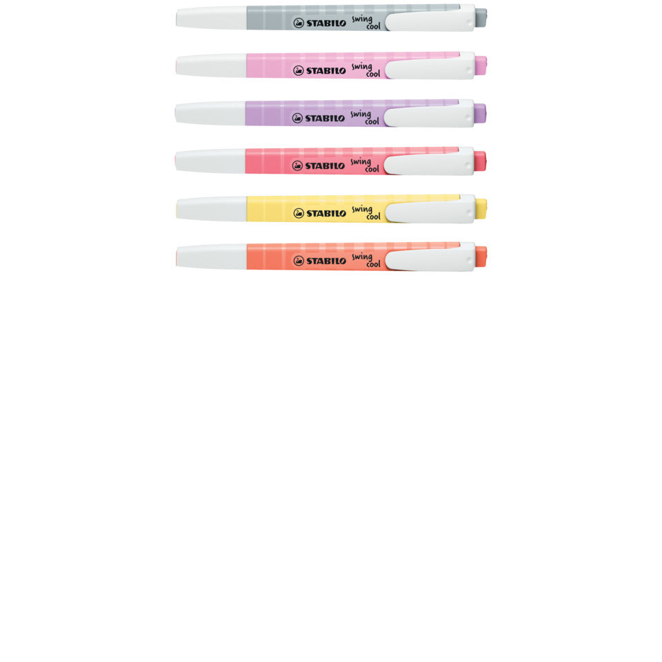 Textmarker swing® cool Pastel, 1-4mm, frische Fuchsie STABILO 275/158-8 STABILO 275/158-8 Swing Cool Pastell