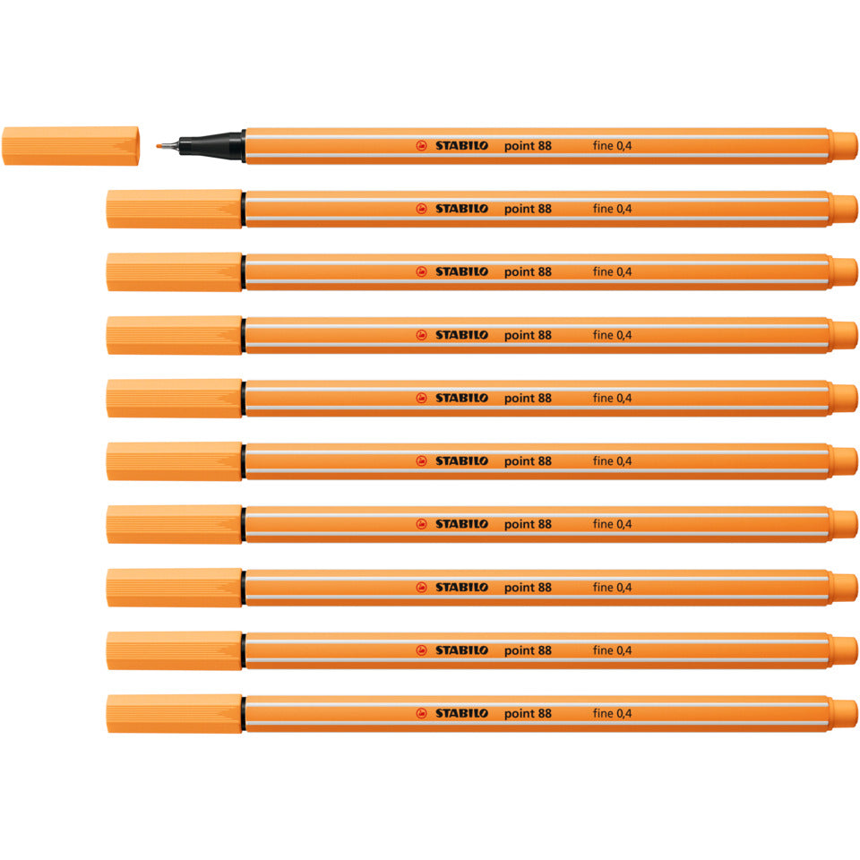 Fineliner point 88®, 0,4 mm, papaya STABILO 88/85