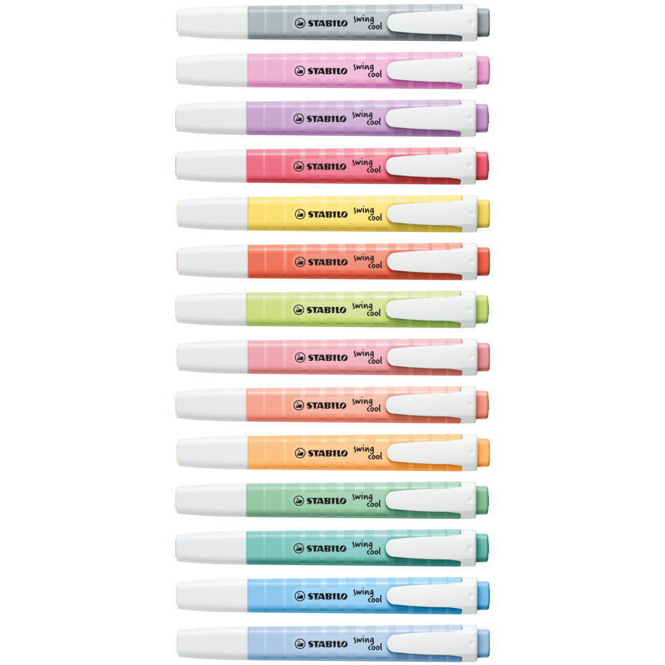 Textmarker swing® cool Pastel, 1-4mm, frische Fuchsie STABILO 275/158-8 STABILO 275/158-8 Swing Cool Pastell