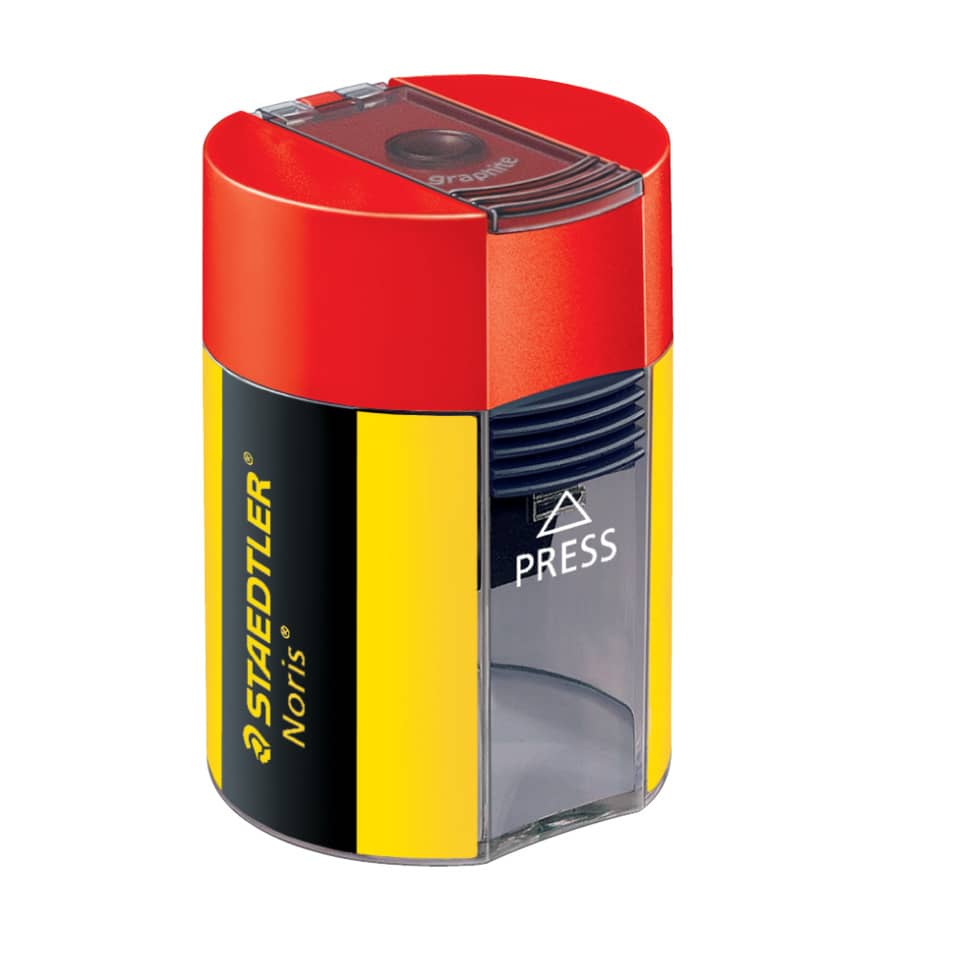 Dosenspitzer Noris®, 8,2 mm Ø, 40 x 56 x 42 mm, gelb-schwarz STAEDTLER 511 004 STAEDTLER 511004 rund