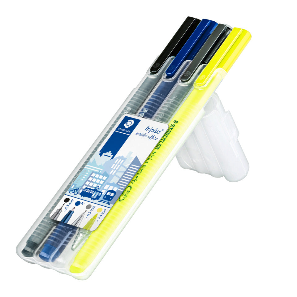 Schreibgeräteset triplus® mobile office STAEDTLER 34SB4 STAEDTLER 34SB4  4Stifte