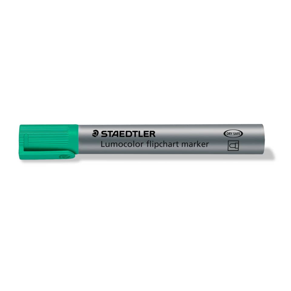 Flipchartmarker Lumocolor®, 2mm, Rundspitze, grün STAEDTLER 356-5 STAEDTLER 356-5 nachfüllbar Rundspitze
