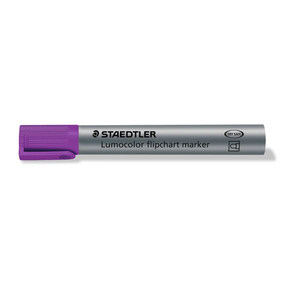 Flipchartmarker Lumocolor®, 2mm, Rundspitze, violett STAEDTLER 356-6 STAEDTLER 356-6 nachfüllbar Rundspitze