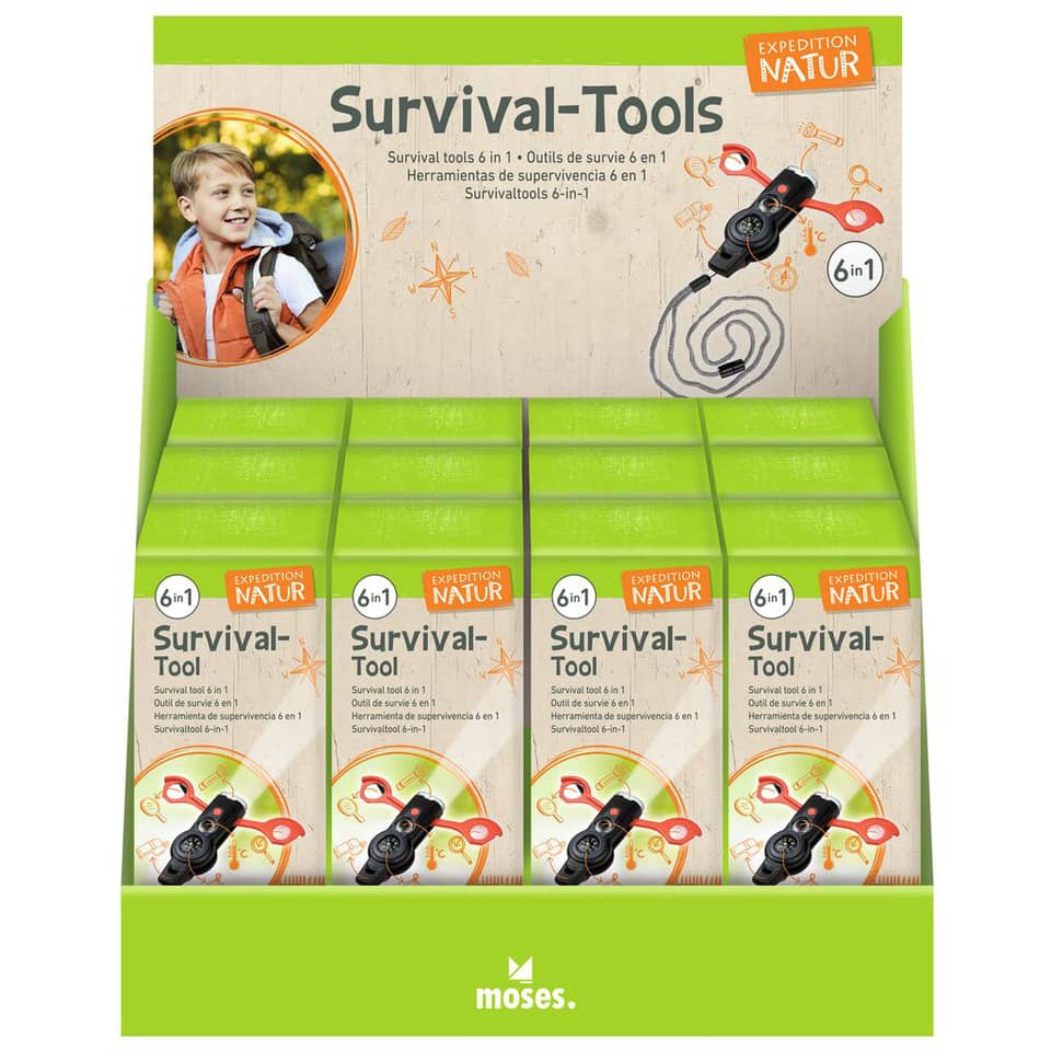 Survival-Tool 6in1 Expedition Natur MOSES 9817