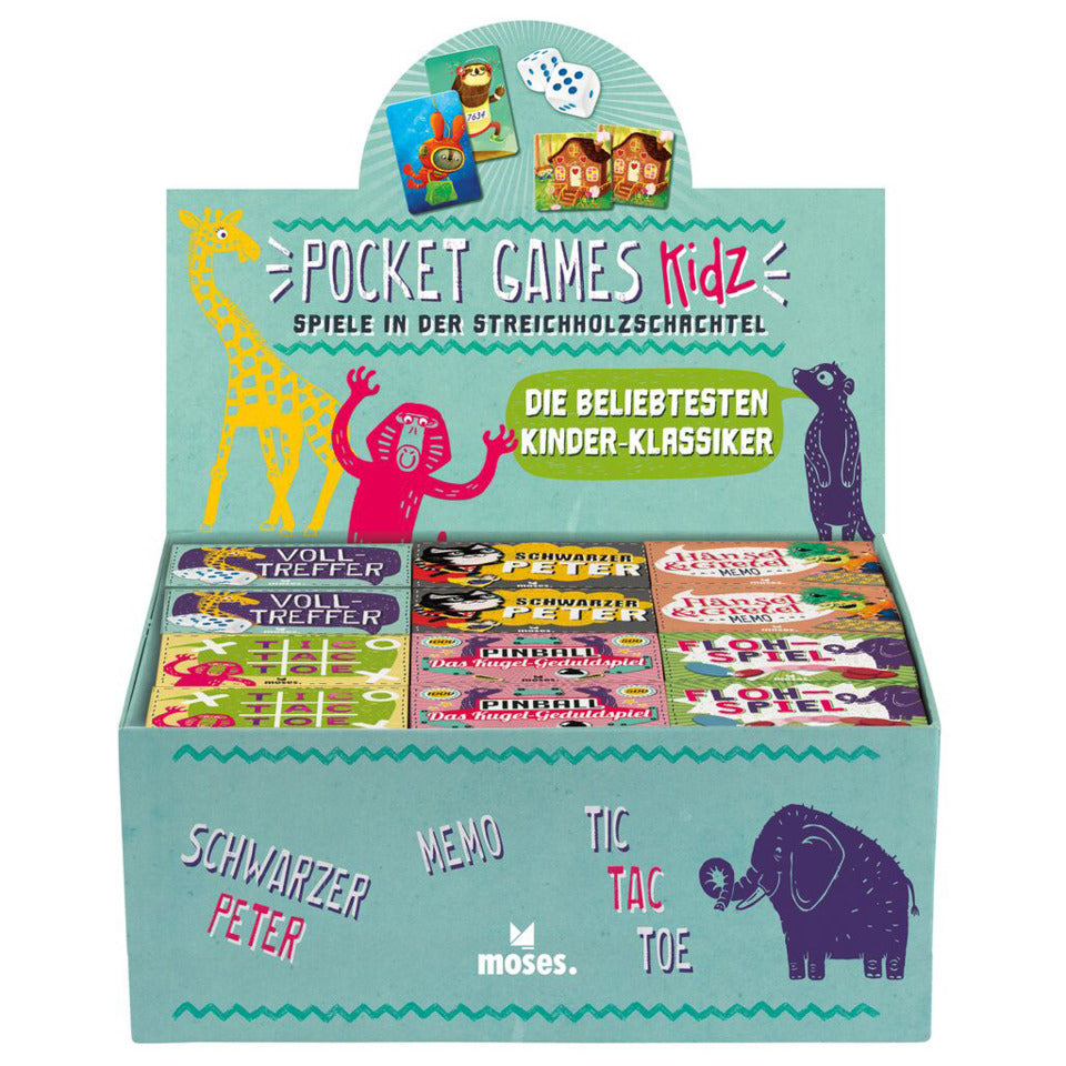 Taschenspiel Pocket Games Kidz, sortiert MOSES.VERLAG 90320 MOSES VERLAG  90320