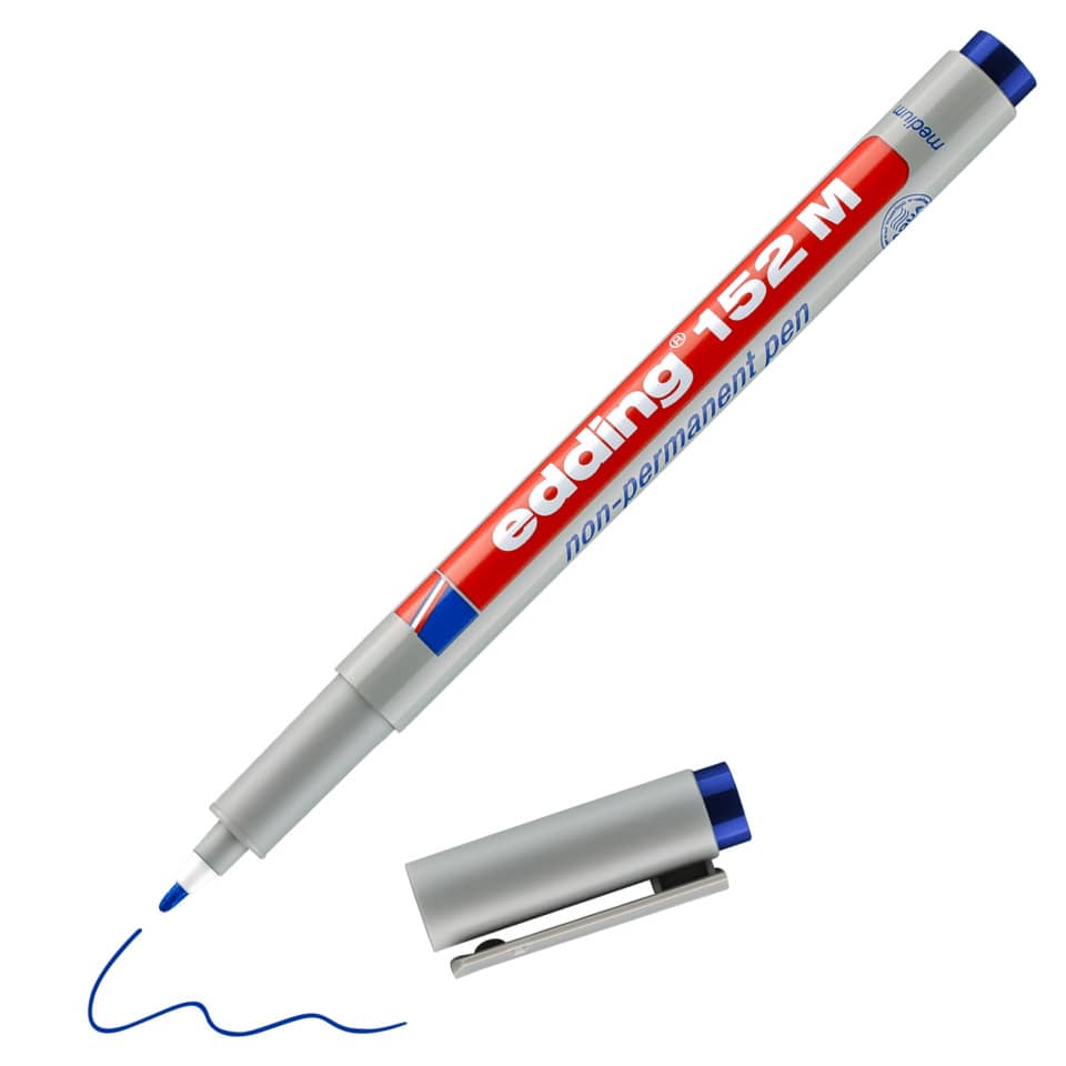 Folienstift 152M non-permanent, 1,0mm, blau EDDING 152 003 EDDING 152 003 non permanent