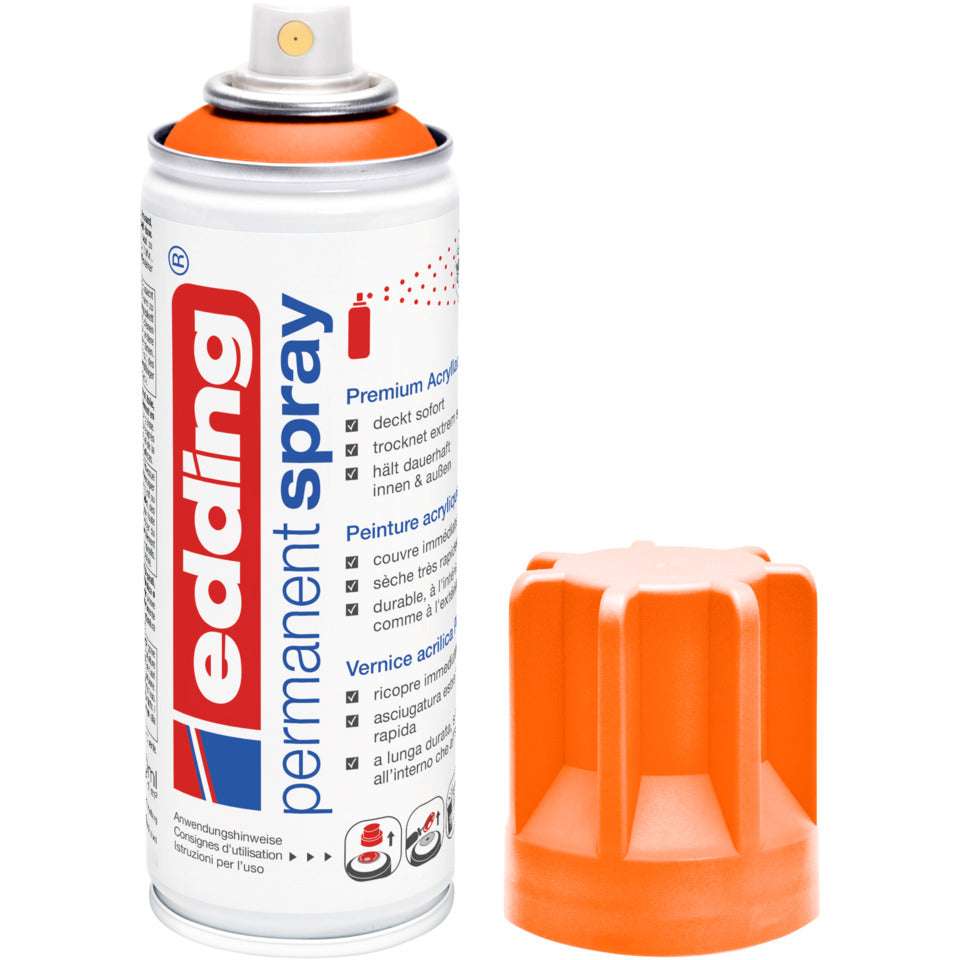 Permanentspray 5200 Premium Acryllack, 200ml, neonorange matt EDDING 5200-966 EDDING 5200-966 200ml