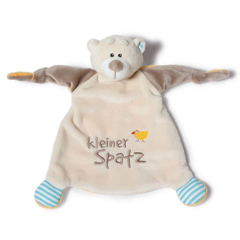 Schmusetuch Bär Kleiner Spatz, 25x25cm NICI 40041 NICI 40041 Kleiner Spatz