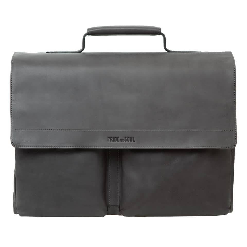 Businesstasche District, 30x41x14cm, Leder, dunkelgrau PRIDE & SOUL 47260 PRIDE & SOUL 47260 30x41x14cm
