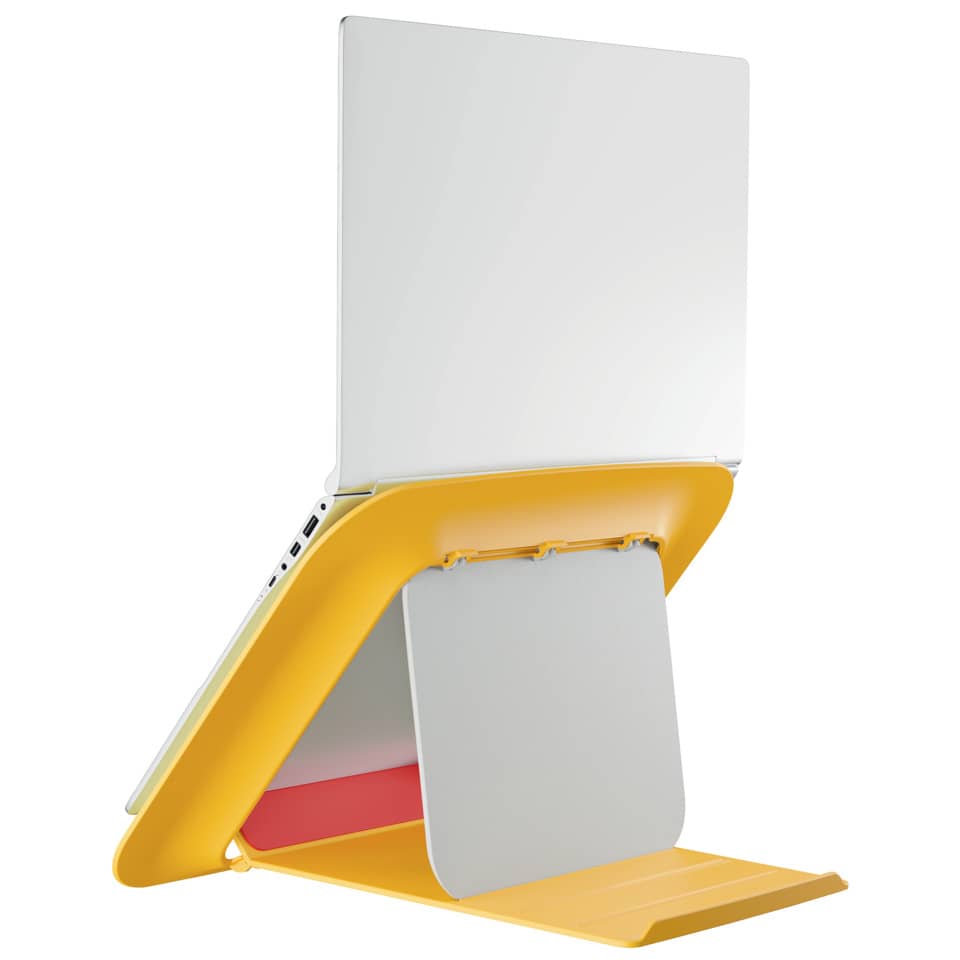 Notebookständer Ergo Cosy, 13" bis 17", höhenverstellbar, gelb LEITZ 6426-00-19 LEITZ 6426-00-19 Ergo