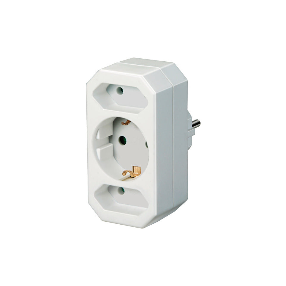Steckdosenleisten Adapter 3fach weiß BRENNENSTUHL 1508050