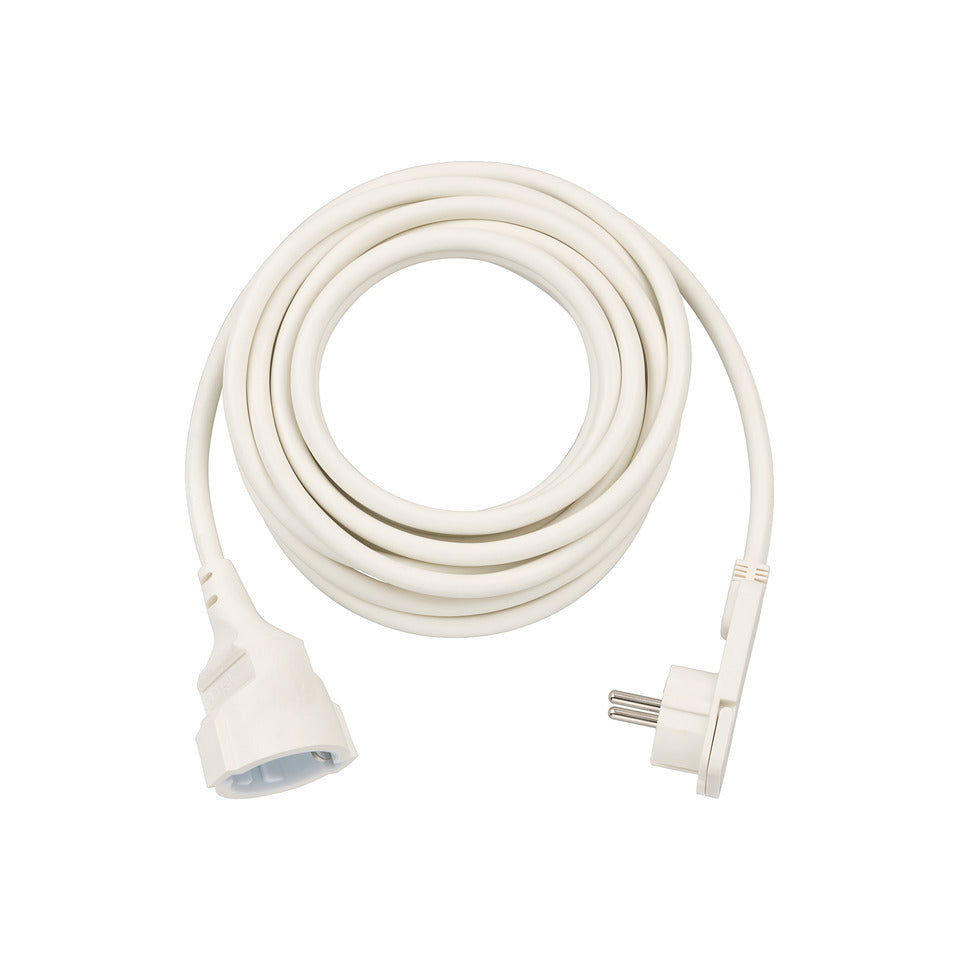 Verlängerungskabel H05VV-F3G1 5 Meter weiß BRENNENSTUHL 1168980250 BRENNENSTUHL 1168980250 Flachstecker