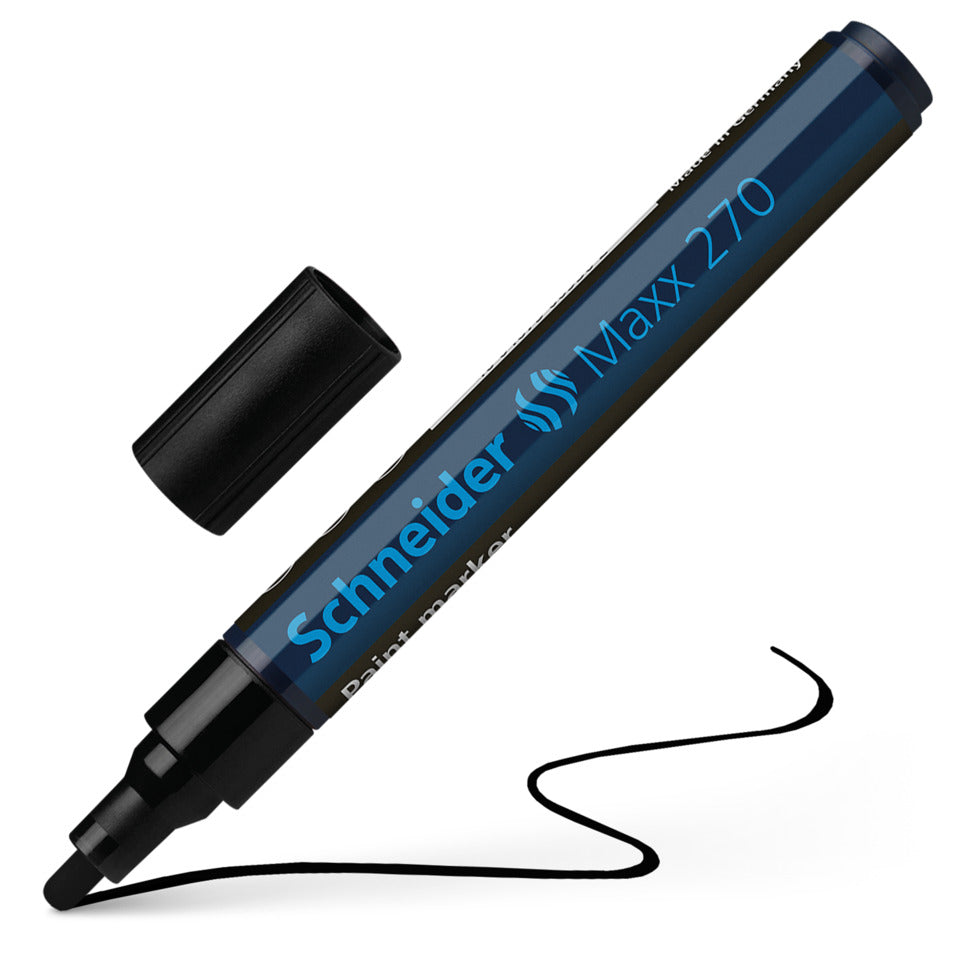 Lackmarker Maxx 270, 1-3 mm, schwarz SCHNEIDER SN127001 SCHNEIDER 127001  1-3mm