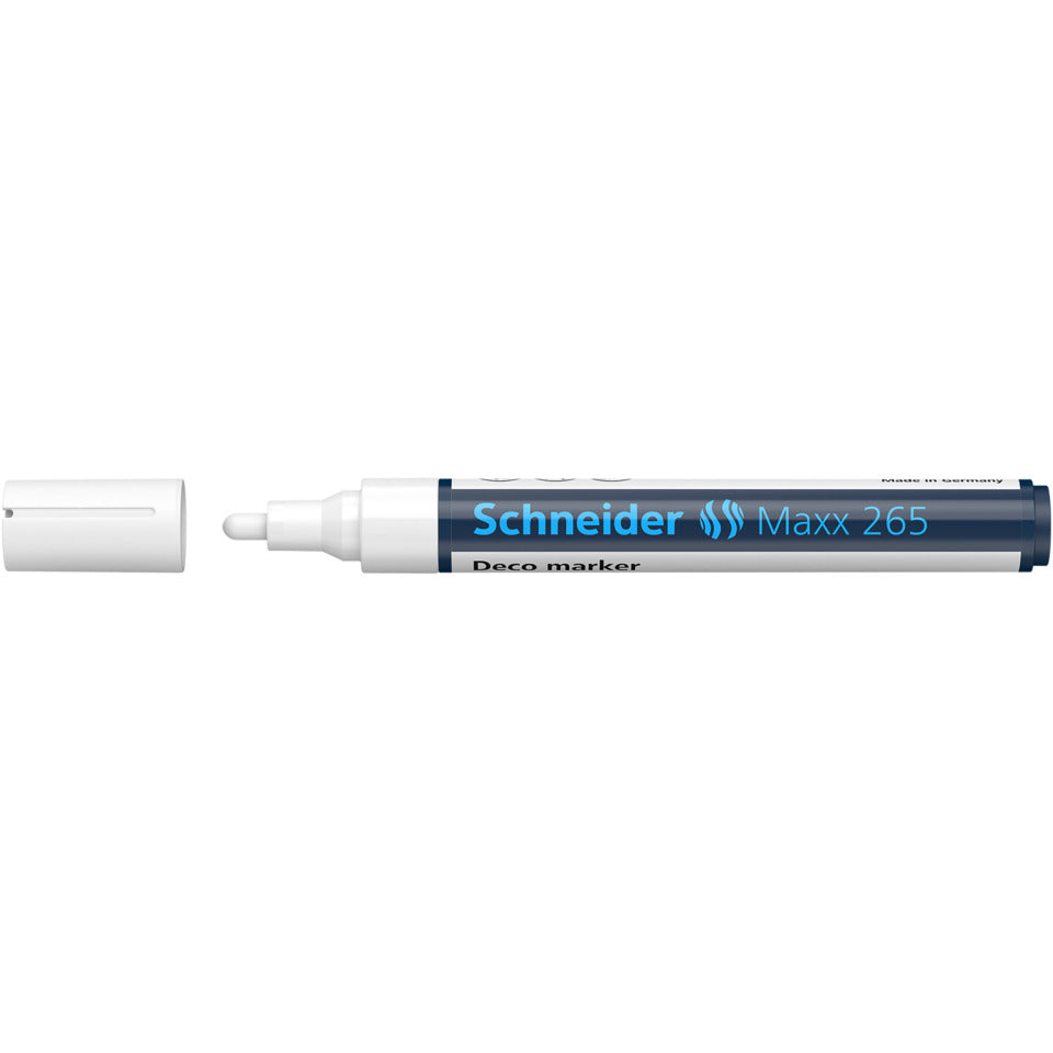 Decomarker Maxx 265, Rundspitze, 2-3 mm, weiß SCHNEIDER 126549 SCHNEIDER 126549 1-3mm