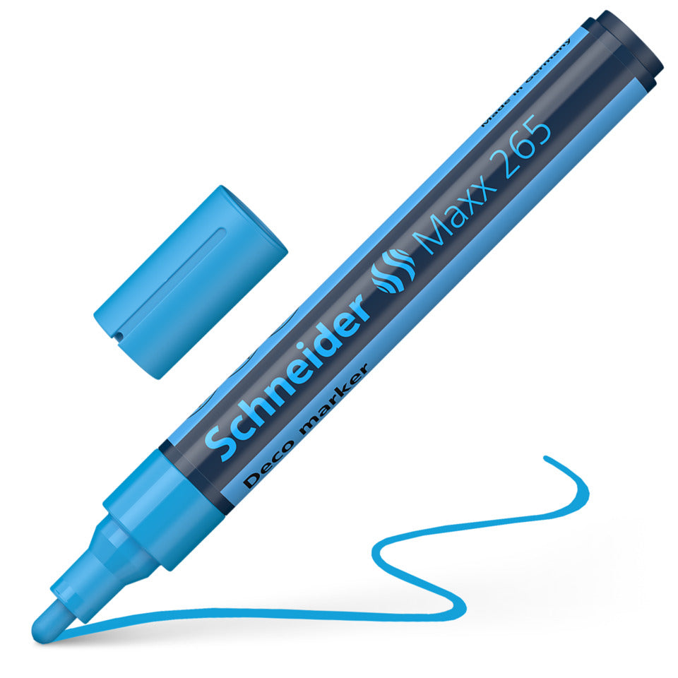 Windowmarker Decomarker Maxx 265, 2-3 mm, hellblau SCHNEIDER 126510 SCHNEIDER 126510 1-3mm