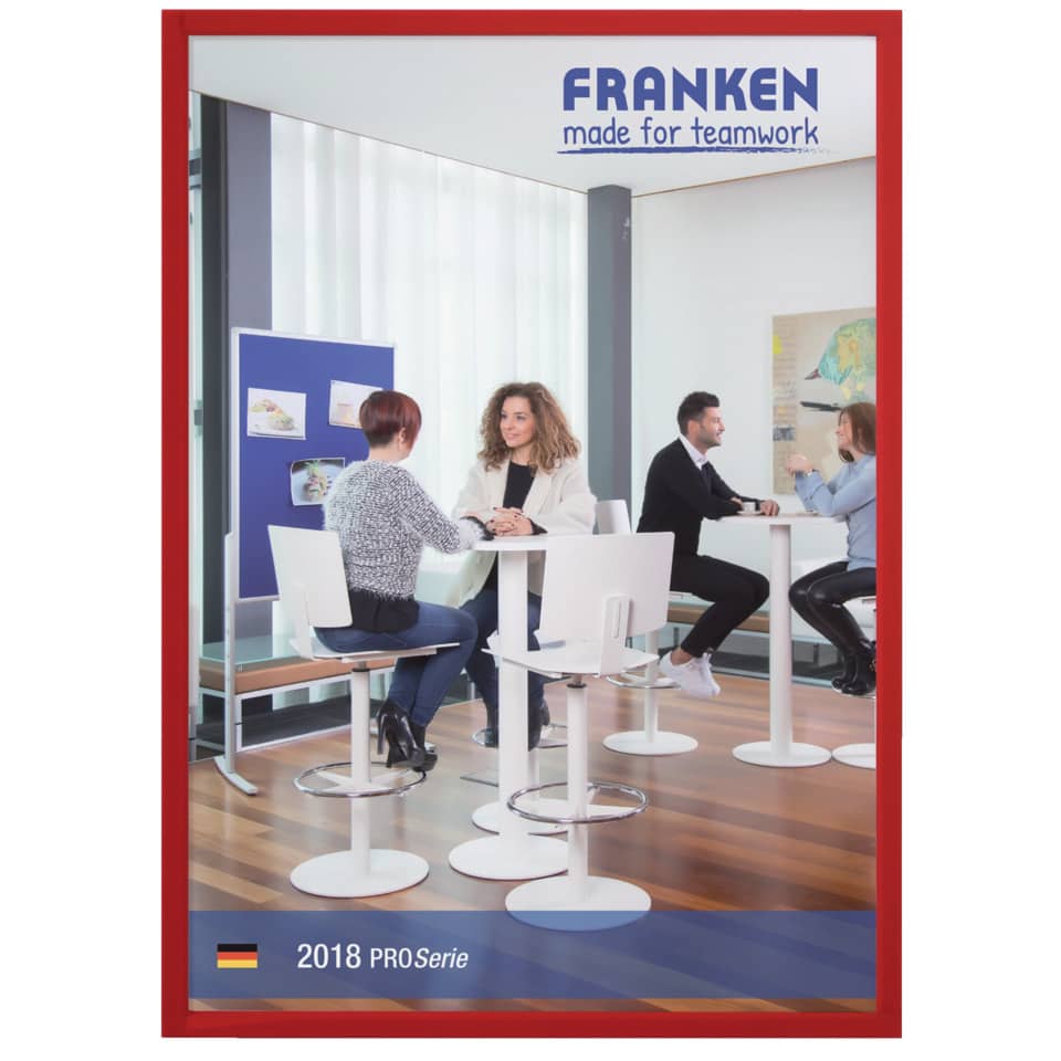 Dokumentenhalter X-tra!Line magnetisch, A4, 5 Stück, blau FRANKEN ITSA4M/503 FRANKEN ITSA4M/503 magnetisch