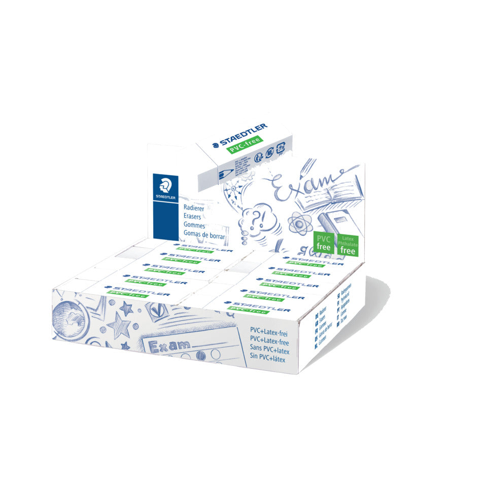 Radierer PVC-frei, TPE, 23 x 13 x 65 mm STAEDTLER 525 B20 STAEDTLER 525 B20 PVC-frei