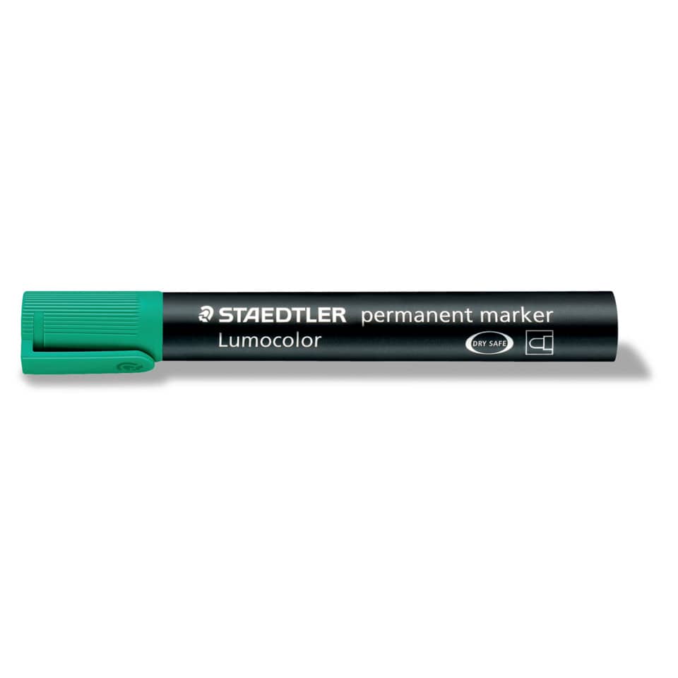 Permanentmarker Lumocolor®, Rundspitze, nachfüllbar, 2mm, grün STAEDTLER 352-5 STAEDTLER 352-5 Rundsp. 2mm