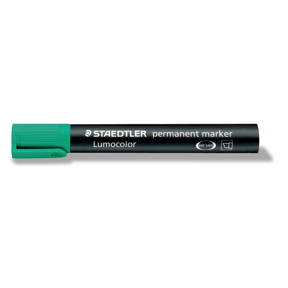Permanentmarker Lumocolor®, Keilspitze, nachfüllbar, 2-5mm, grün STAEDTLER 350-5 STAEDTLER 350-5 Keilsp. 2-5mm