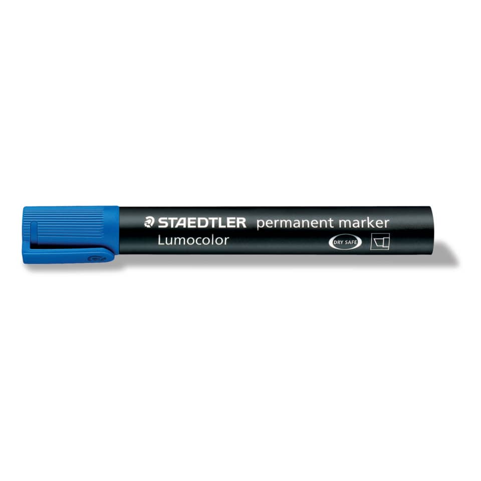 Permanentmarker Lumocolor®, Keilspitze, nachfüllbar, 2-5 mm, blau STAEDTLER 350-3 STAEDTLER 350-3 Keilsp. 2-5mm