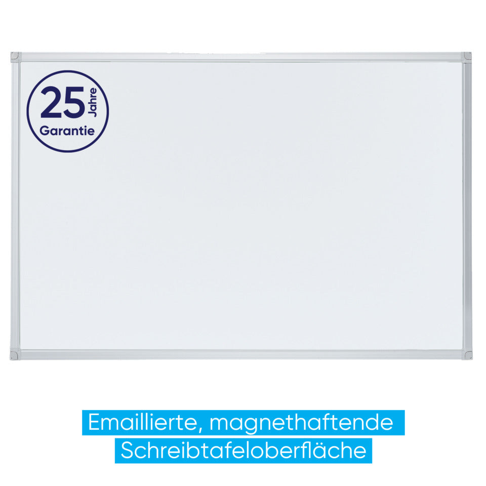 Whiteboardtafel X-tra!Line Emaille, Aluminiumrahmen, 600 x 450 mm, weiß FRANKEN SC3212 FRANKEN SC3212 X-tra!Line