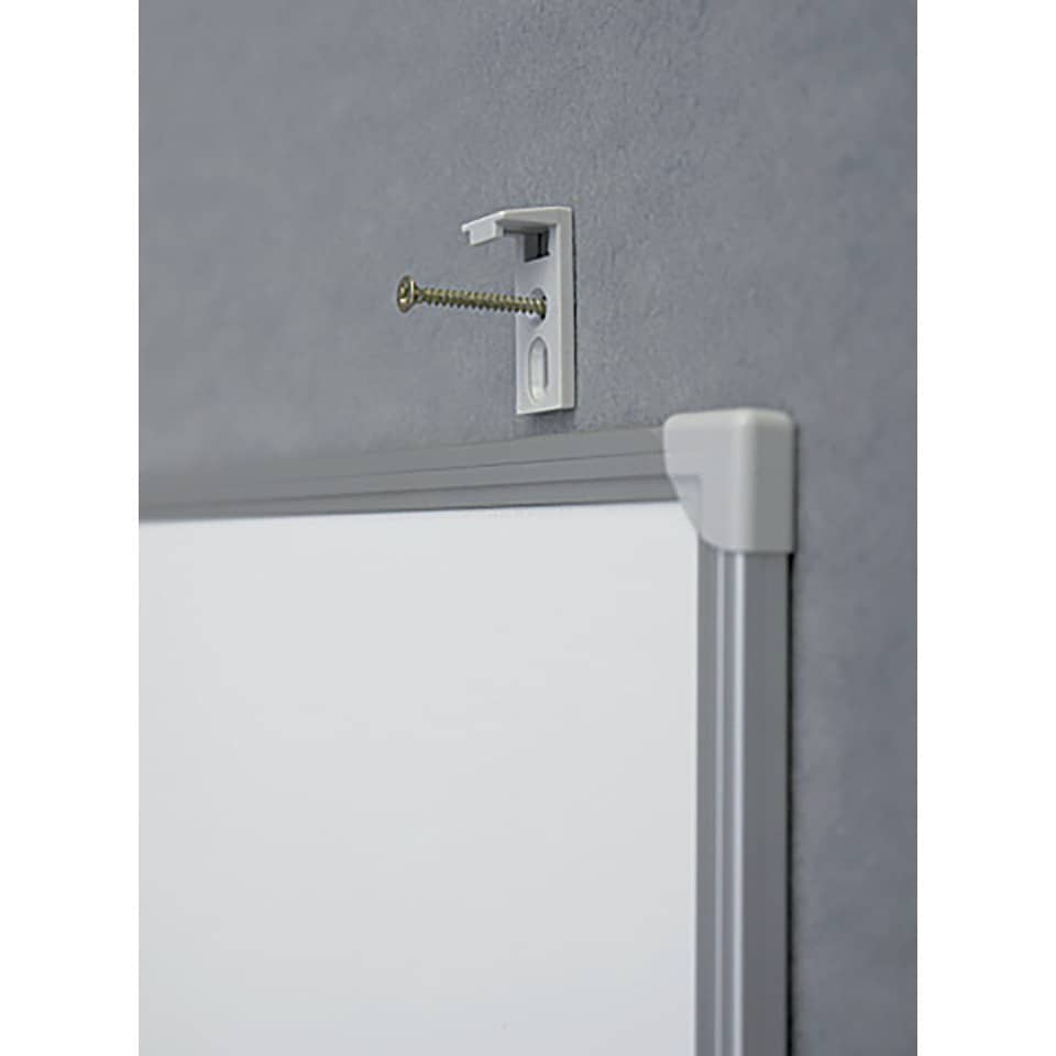 Whiteboard U-Act!Line® Emaille, Aluminiumahmen, 600 x 450 mm, weiß FRANKEN SC924560