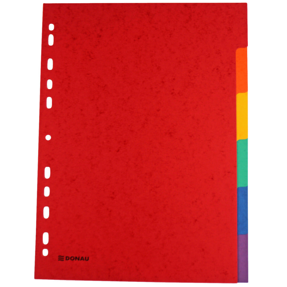 Kartonregister, A4, 225g/m², 6-teilig, blanko DONAU 8671006-99 DONAU 8671006-99 Karton225g