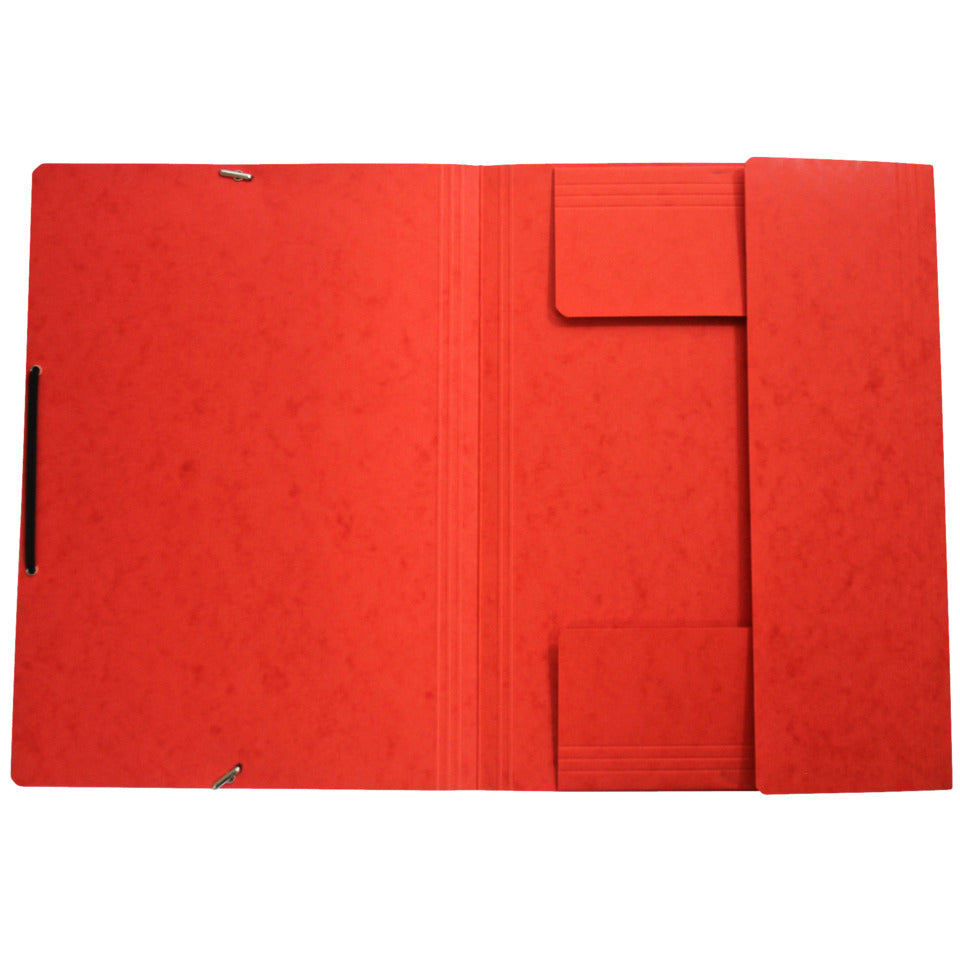 Gummizugmappe, A4, Pressspan, rot DONAU 8643119-04 DONAU 8643119-04 Pressspan