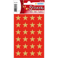 Sticker Sterne, Ø15mm, 72 Stück, gold HERMA 3413 HERMA 3413 16mm 5zackig