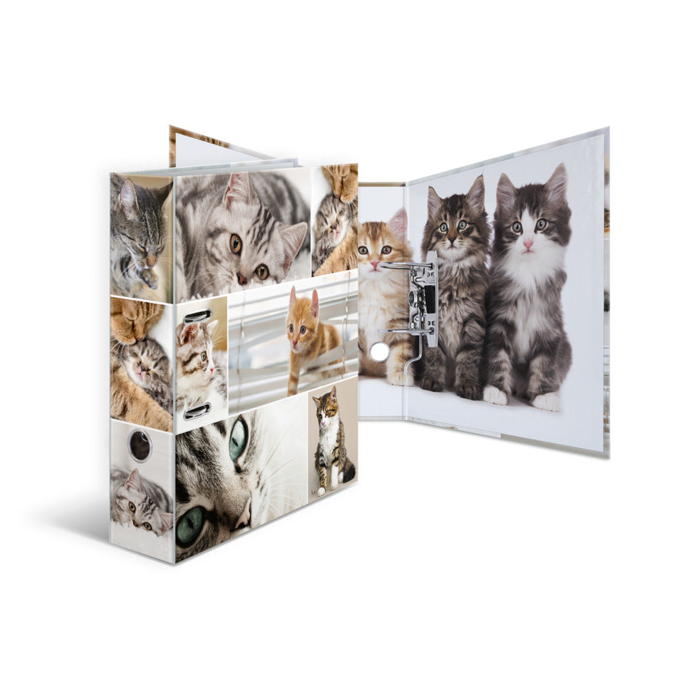 Ordner Katze, A4, 70mm HERMA 7166