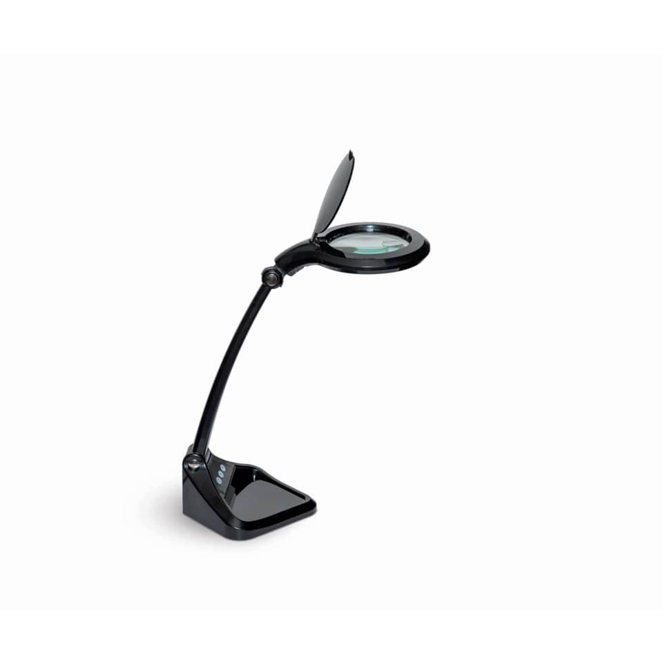 Lupenleuchte LED MAULiris, dimmbar, schwarz MAUL 82612 90 MAUL 82612 90 LED dimmbar