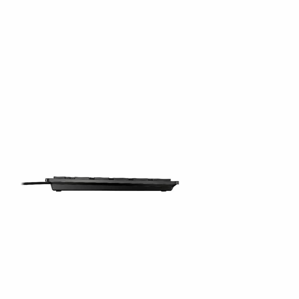 Tastatur KC 6000 Slim, kabelgebunden, deutsch, schwarz CHERRY JK-1600DE-2 CHERRY 259808/JK-1600DE-2