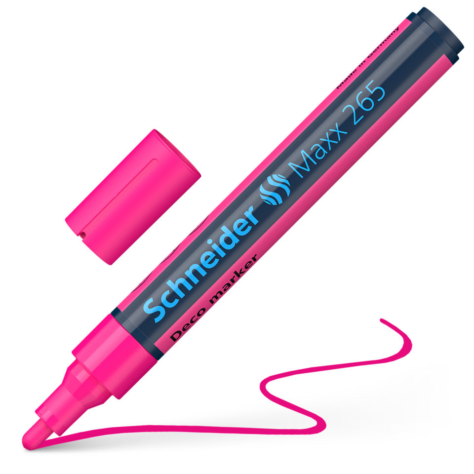 Windowmarker Decomarker Maxx 265, 2-3 mm, rosa SCHNEIDER 126509 SCHNEIDER 126509 1-3mm