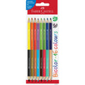 Farbstift Bicolour, 8 Stück, sortiert FABER CASTELL 116197