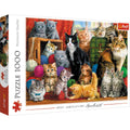 Puzzle Katzen, 1000 Teile TREFL 10555 TREFL 10555 Katzentreffen
