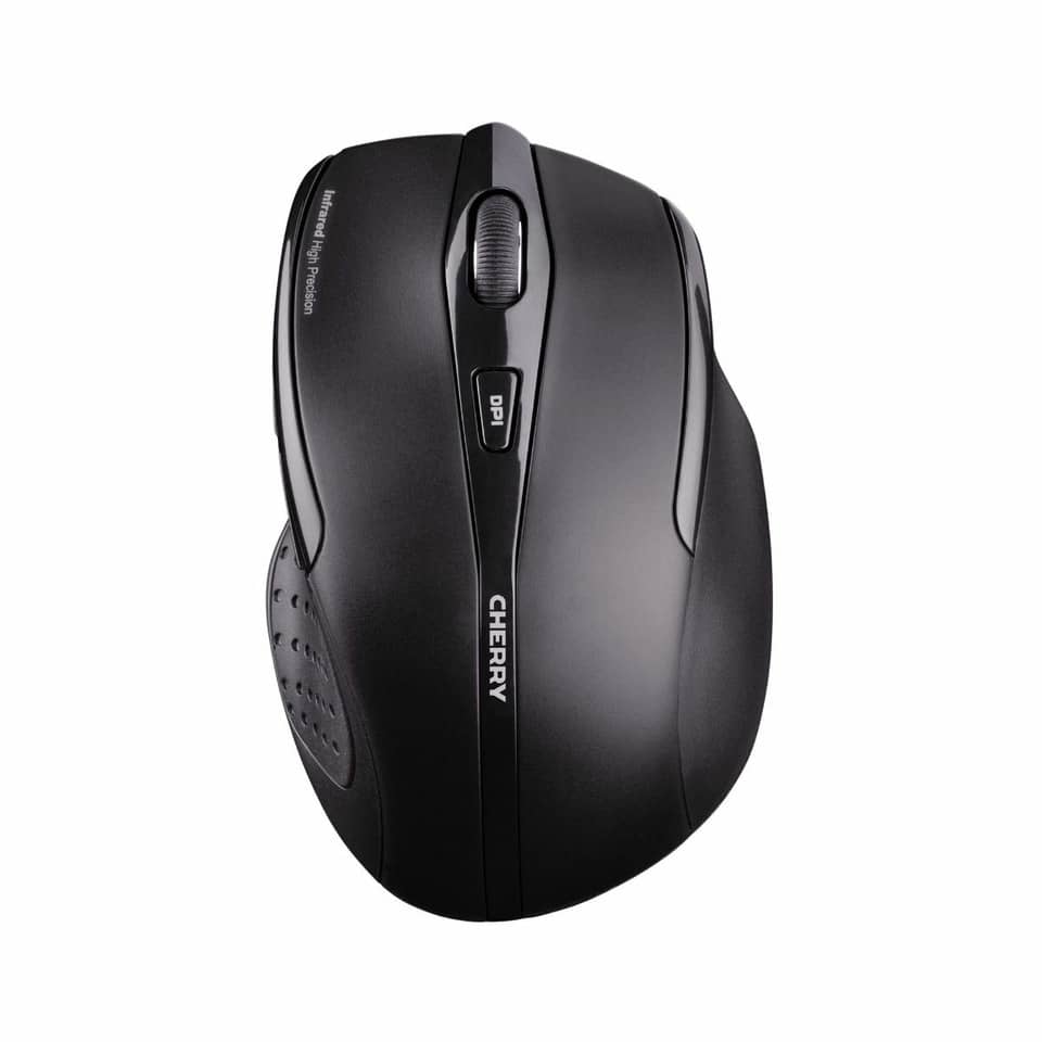 Maus MW 3000 Wireless - Rechtshänder, 5 Tasten, 1750dpi, kabellos, schwarz CHERRY JW-T0100 CHERRY 102860/JW-T0100