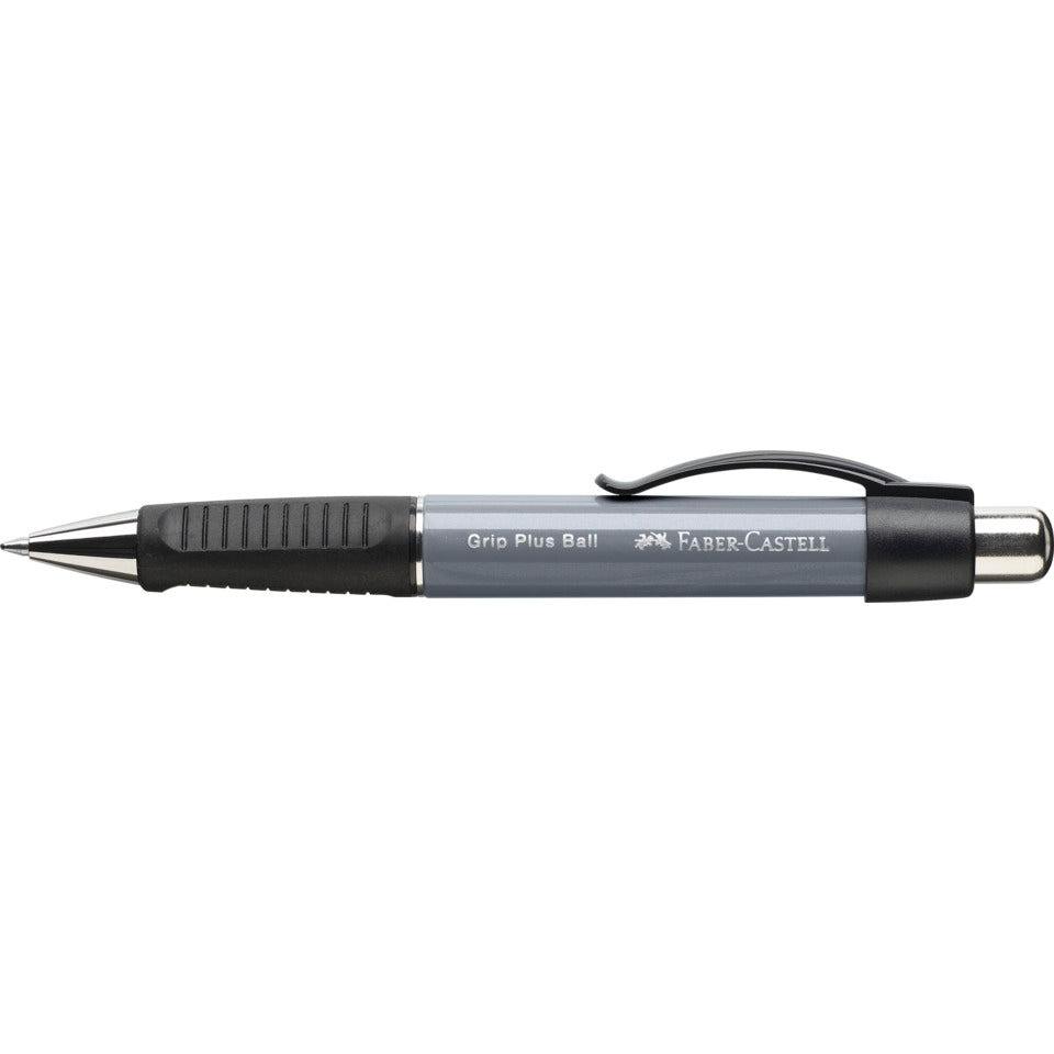 Kugelschreiber Grip Plus Ball M, stone grey FABER CASTELL 140789